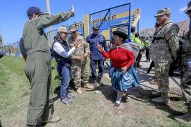 PRESIDENTA FUJIMORI: EN 29 VUELOS DEL PUENTE AÉREO SE TRASLADÓ A 650 PERSONAS EN AREQUIPA