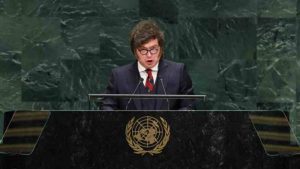 MILEI CALIFICA A LA ONU DE “ORGANIZACIÓN INÚTIL” DURANTE LA ASAMBLEA GENERAL
