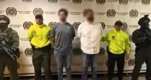 COLOMBIA CAPTURA A DOS MEXICANOS ACUSADOS DE VINCULAR AL CJNG CON EL CLAN DEL GOLFO